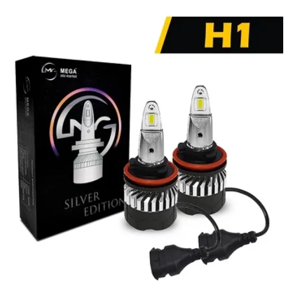 Mega Oto Market Slim LED Silver Edition Xenon Far Lambası Beyaz Renk Csp H1 Soket Ile Uyumlu - Görsel 2
