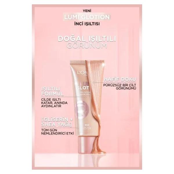 L'oreal Paris Glotion All In One Doğal Işıltı Veren 904 Deep Glow Likit Highlighter - Görsel 5