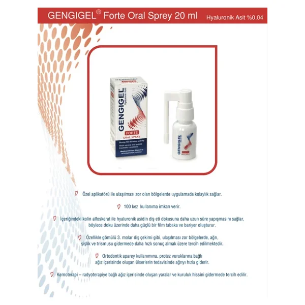 Gengigel Forte Oral Sprey 20 Ml - Görsel 7