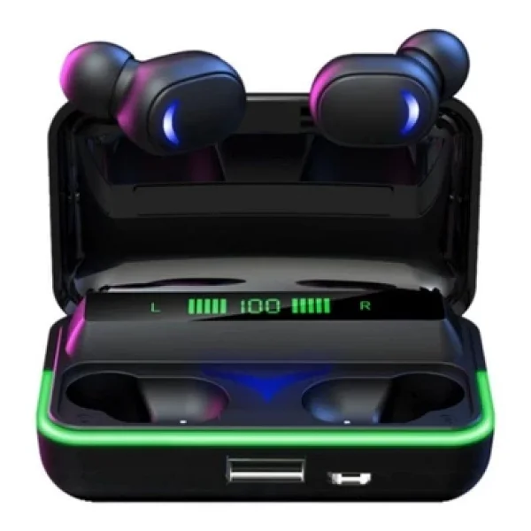 Poco X6 Pro Uyumlu Bluetooth 5.1 Mikrofonlu LED Göstergeli Gamer Kulak Içi Kulaklık - Görsel 2