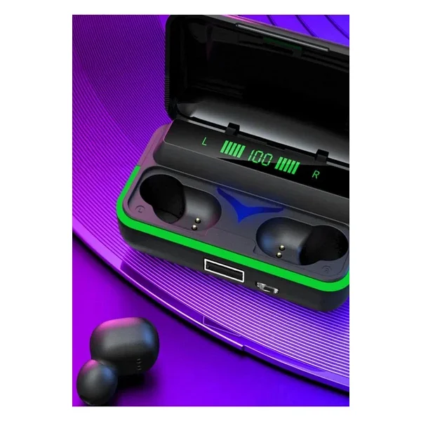 Poco X6 Pro Uyumlu Bluetooth 5.1 Mikrofonlu LED Göstergeli Gamer Kulak Içi Kulaklık - Görsel 3