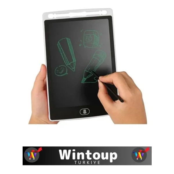 Özel Üretim Uzun Ömürlü Lcd Dijital Kalemli Çocuk Çizim Eğitim Tableti Not Resim 8.5 İnç Tablet - Görsel 2