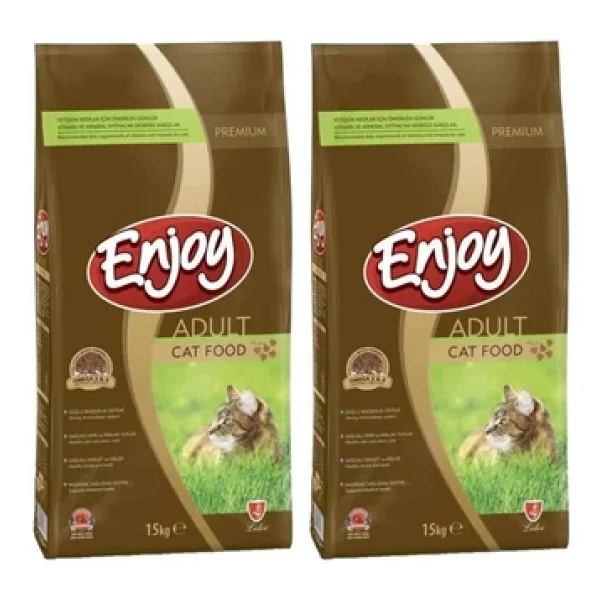 Enjoy Tavuklu 15 Kg 2'li Yetişkin Kedi Maması - Görsel 6