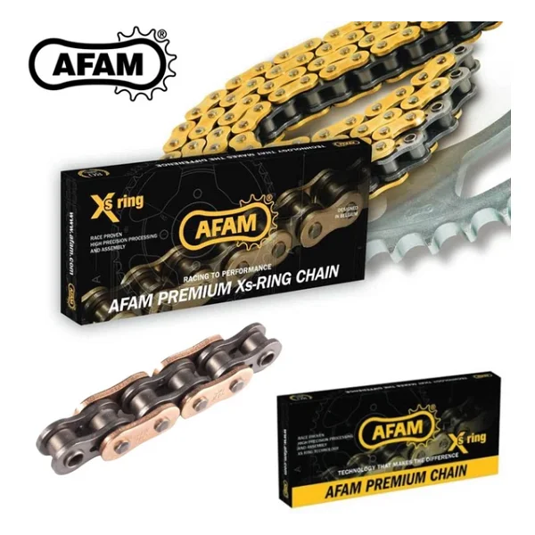 Afam A520-120xsr-G 2017-2022 Bajaj Dominar 400 Uyumlu Zincir Xsr-G Xring Gold Renk - Görsel 3