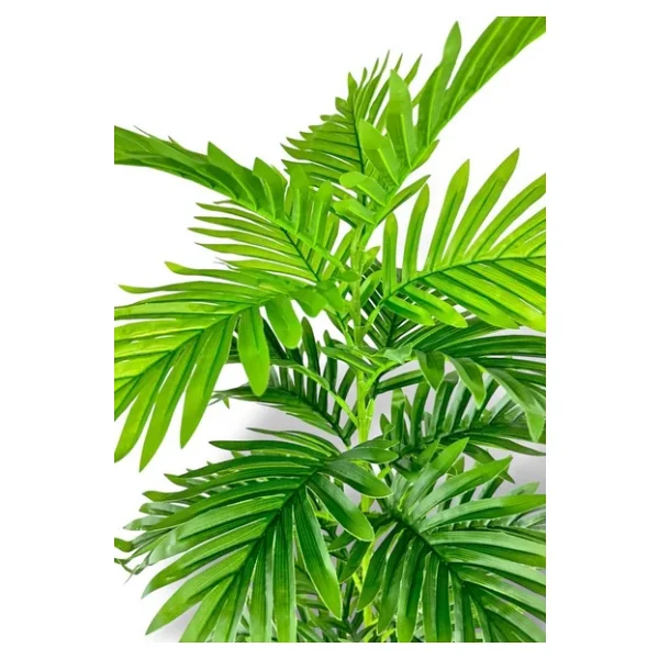 Yapay Çiçek Areka Palmiye Ağacı 85cm 2dal Salon Çiçeği Beyaz Saksılı Yapay Bitki - Görsel 10