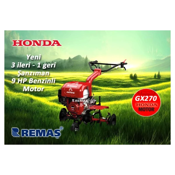 Antrac 270 Honda Gx270 9 Hp Benzinli Çapa Makinesi - Görsel 7