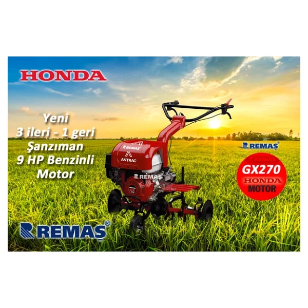 Antrac 270 Honda Gx270 9 Hp Benzinli Çapa Makinesi - Görsel 6