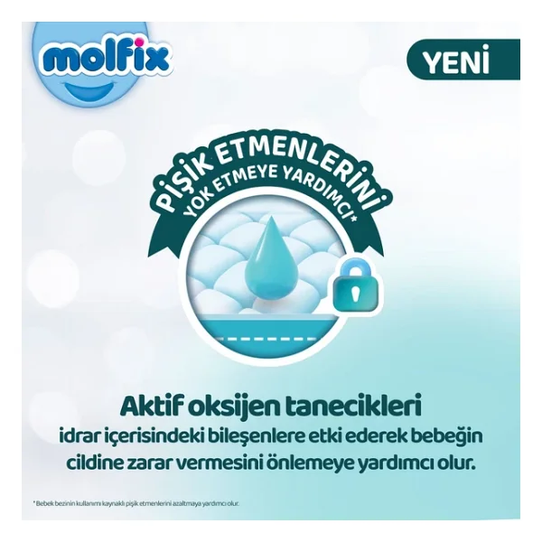 Molfix Premium 5 Numara Junior 66'lı 4 Adet Bebek Bezi - Görsel 7