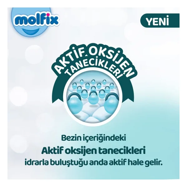 Molfix Premium 5 Numara Junior 66'lı 4 Adet Bebek Bezi - Görsel 6