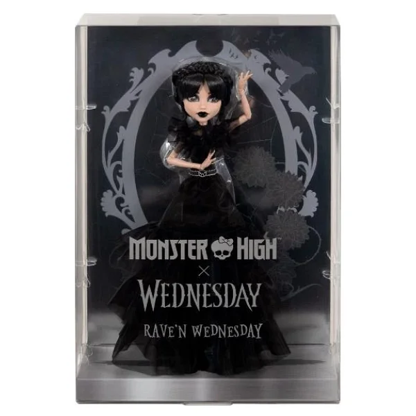 Monster High Wednesday Balo Elbiseli Bebek Hxj03 - Görsel 3