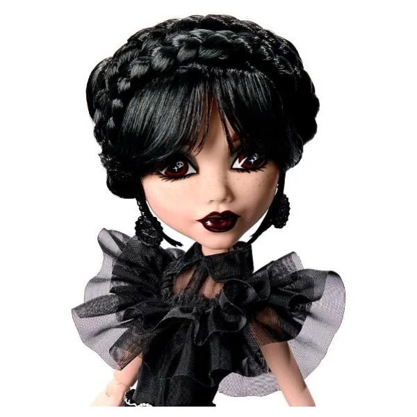 Monster High Wednesday Balo Elbiseli Bebek Hxj03 - Görsel 5