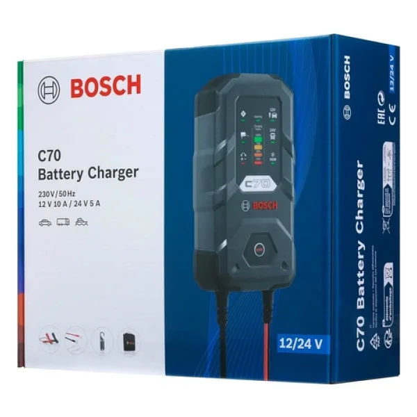 Bosch C70 12/24 V 10 A Akü Şarj Cihazı - Görsel 5