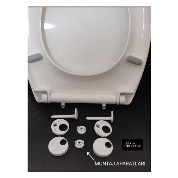 Visam Leylak Termoplast Yavaş Kapanır Klozet Kapağı - Görsel 8