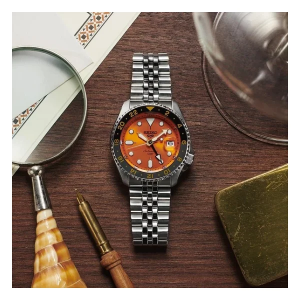 Seiko 5 Sports Skx Ssk Çelik Kordon Erkek Kol Saati - Görsel 4