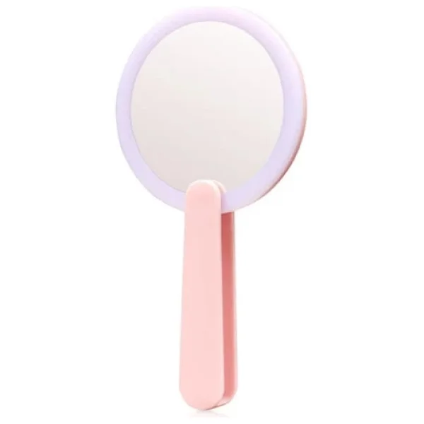Eklips Mini Makyaj Aynası LED Pembe - Görsel 6
