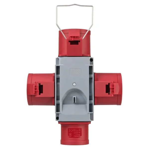 Brennenstuhl Cross Serisi Cee Adaptör Güç Dağıtıcısı Ip44 1x Cee Fişi 400v/32a Ve 3x Cee Prizleri 400v/32a Dış Mekan Çoklayıcı Ve Dönüştürücü Priz - Görsel 7