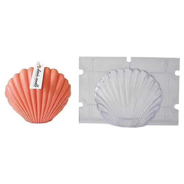 Poli Karbon Sert Plastik Shell Mum Kalıbı Küçük Boy 9,3x7,1 Cm - Görsel 5