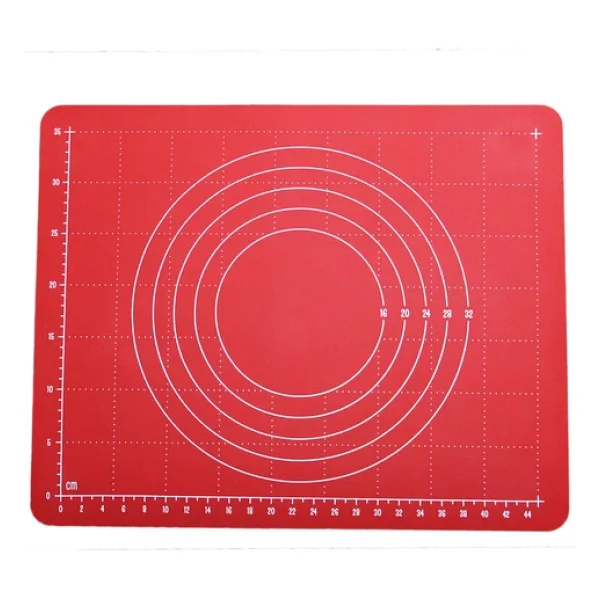 Silikon Ölçüsü Hamur Açma Matı M09 50x40 Cm - Görsel 3
