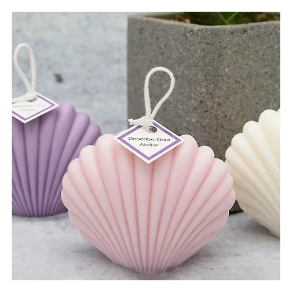 Poli Karbon Sert Plastik Shell Mum Kalıbı Küçük Boy 9,3x7,1 Cm - Görsel 4