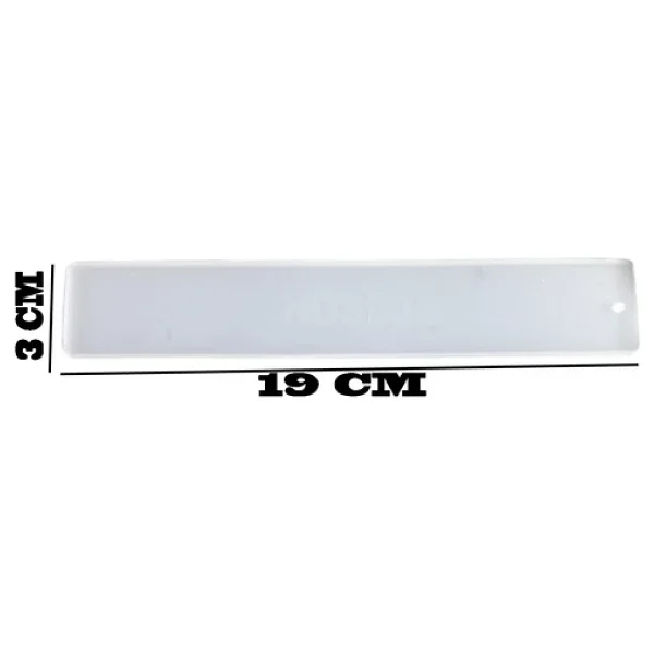 Epoksi Reçine Silikon Kitap Ayracı Kalıbı 19 Cm - Görsel 4