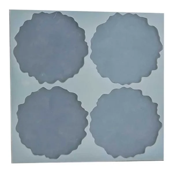 Epoksi Bardak Altlığı 10 Cm Geode 4 Lü - Görsel 3