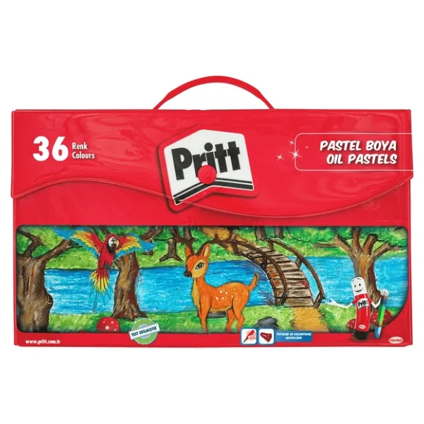 Pritt Çantalı 36'lı Pastel Boya - Görsel 9