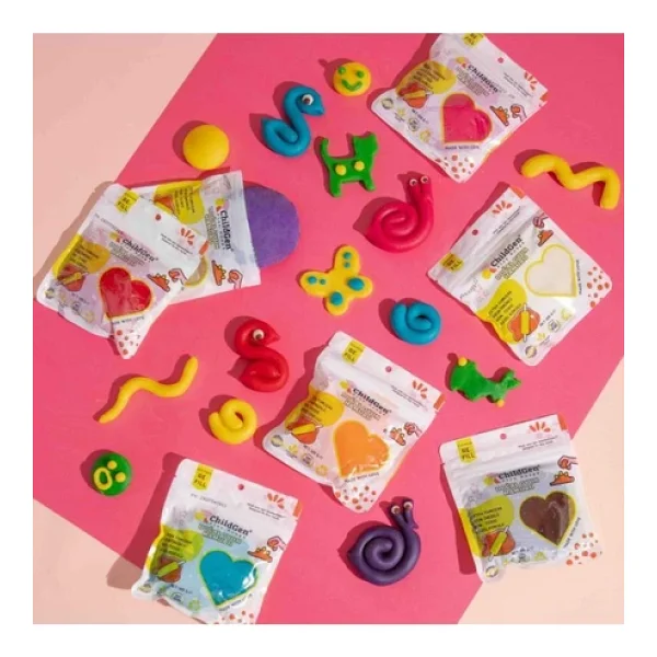 Childgen Ecopack-Refill Vakkumlu Kartuş Paket 6'lı 125 Gr Oyun Hamuru - Görsel 4
