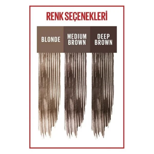 Maybelline New York Tattoo Brow 36h Styling Gel Kaş Jeli - Görsel 8