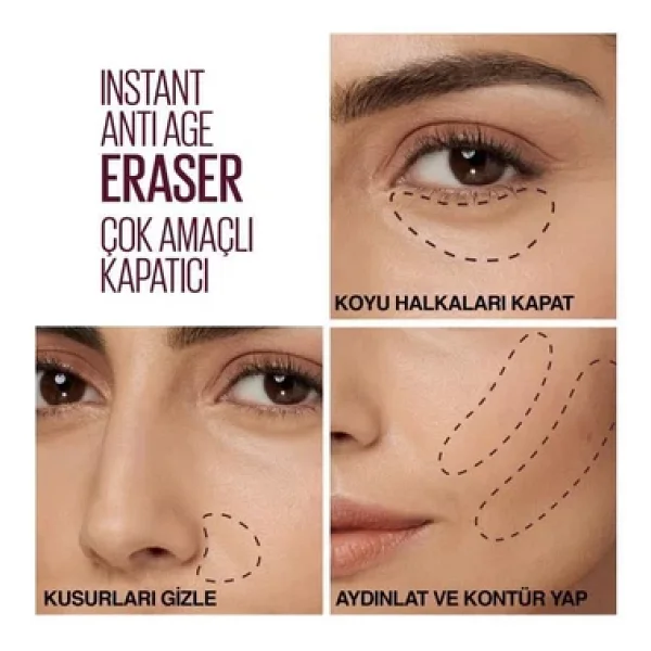 Maybelline New York Instant Anti Age Eraser Neutralizer 6.8 Ml Kapatıcı - Görsel 7