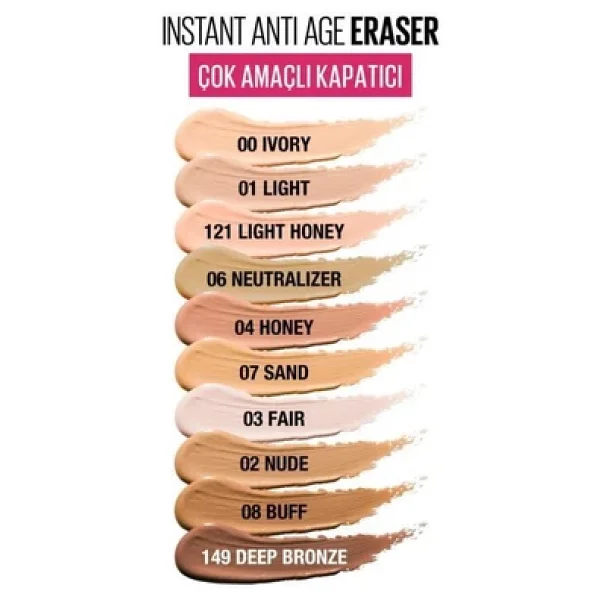 Maybelline New York Instant Anti Age Eraser Neutralizer 6.8 Ml Kapatıcı - Görsel 8