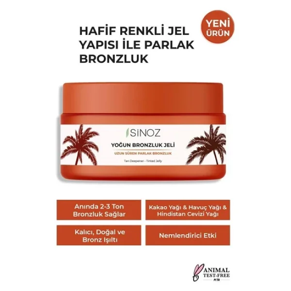 Sinoz Yoğun 200 Gr Bronzlaştırıcı Jel - Görsel 4