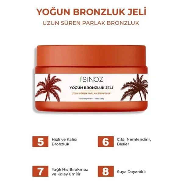 Sinoz Yoğun 200 Gr Bronzlaştırıcı Jel - Görsel 6