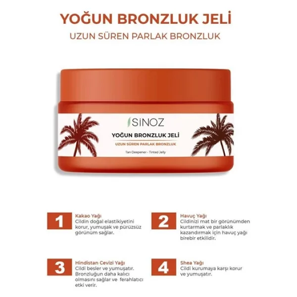 Sinoz Yoğun 200 Gr Bronzlaştırıcı Jel - Görsel 5