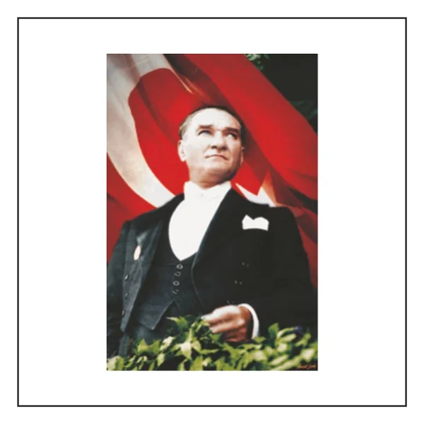 Atatürk Posteri - 5-300x450 Cm - Görsel 8