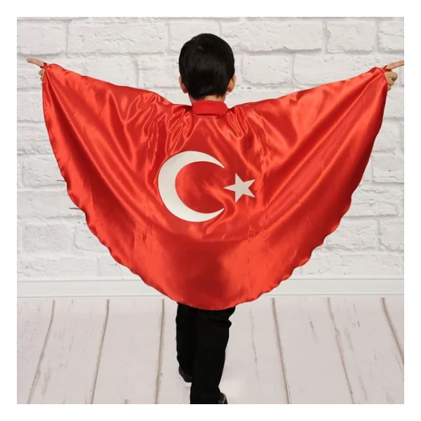 Türk Bayraklı Pelerin - Görsel 3