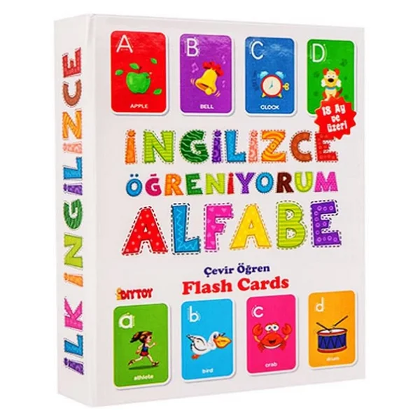 Diytoy İngilizce Alfabe Flash Cards 18 Ay+ - Görsel 6