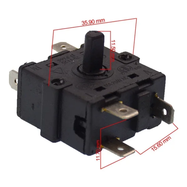 Kumtel Lx6331 - Lx6334 Fanlı Isıtıcı Anahtarı - Görsel 2