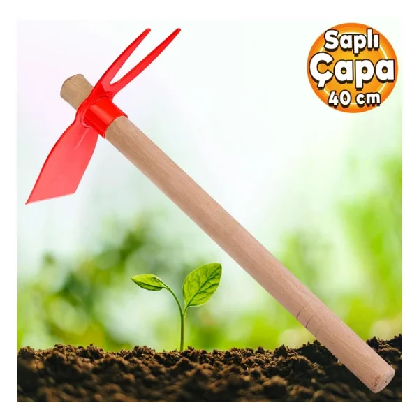 Eltos Ec002 Saplı Çatal Çapa Bahçe El Çapası 40 Cm - Görsel 3