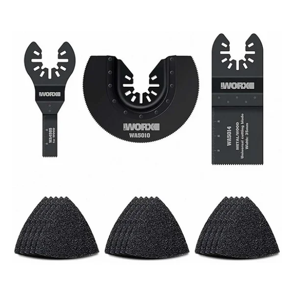 Worx Wa5099 18 Parça Universal Metal Ahşap Zımpara Kağıdı Aksesuar Seti - Görsel 4