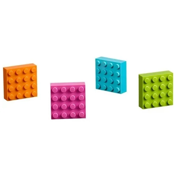 Lego Magnet 853900 4 4x4 Magnets - Görsel 6