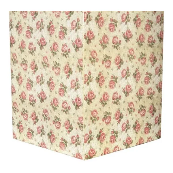 Vitale Şiva Çiçek Desenli Krem Mumluk 18x31 Cm Ak.Fq0024-K - Görsel 2