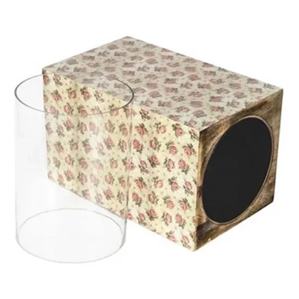 Vitale Şiva Çiçek Desenli Krem Mumluk 18x31 Cm Ak.Fq0024-K - Görsel 6