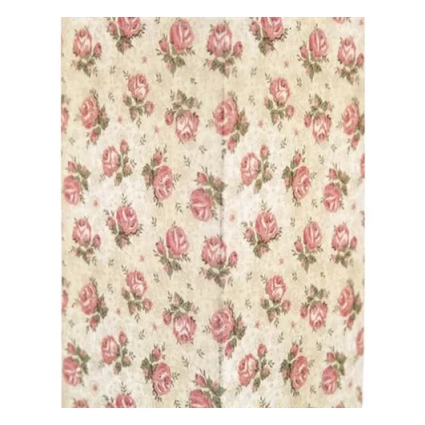 Vitale Şiva Çiçek Desenli Krem Mumluk 10x20 Cm Ak.Fq0003-K - Görsel 3