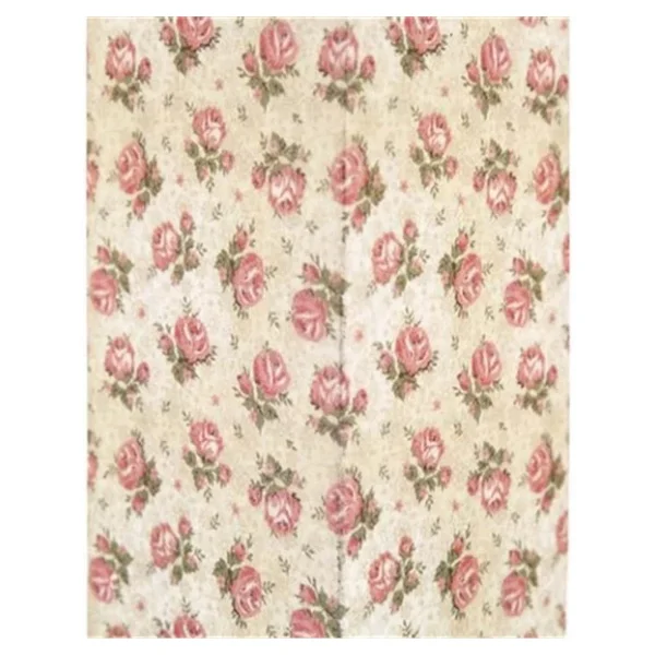 Vitale Şiva Çiçek Desenli Krem Mumluk 10x20 Cm Ak.Fq0003-K - Görsel 6