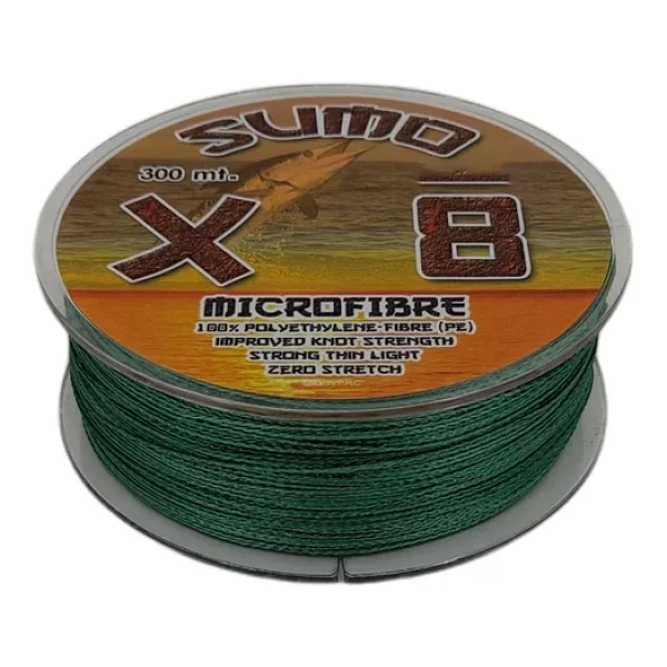 Effe Sumo X8 İp Misina 300m Polietilen Microfiber İp Misina Yeşil - Görsel 3