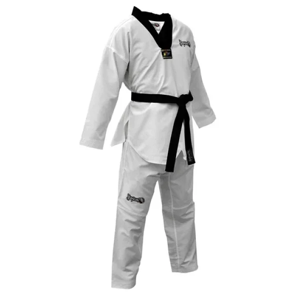 Dragondo 13120 Fighter Siyah Yaka Taekwondo Elbisesi Siyah - Görsel 2