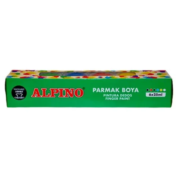 Alpino 25 Ml 6 Renk Parmak Boya - Görsel 7