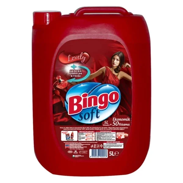 Bingo Soft Lovely Yumuşatıcı 50 Yıkama 5 Lt - Görsel 3