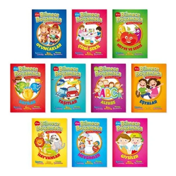 Bilmece Boyama (10 Kitap) - Kolektif - Görsel 4