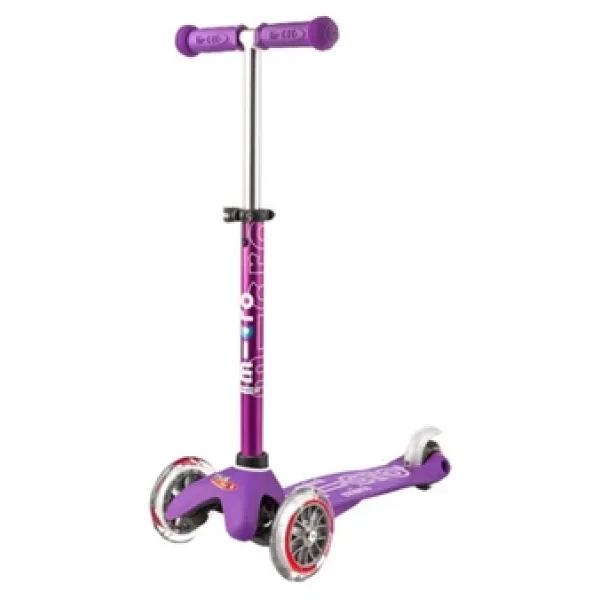 Micro Mini 3 İn 1 Deluxe Mmd012 Mor 3 Tekerlekli Oturaklı Çocuk Scooter - Görsel 6